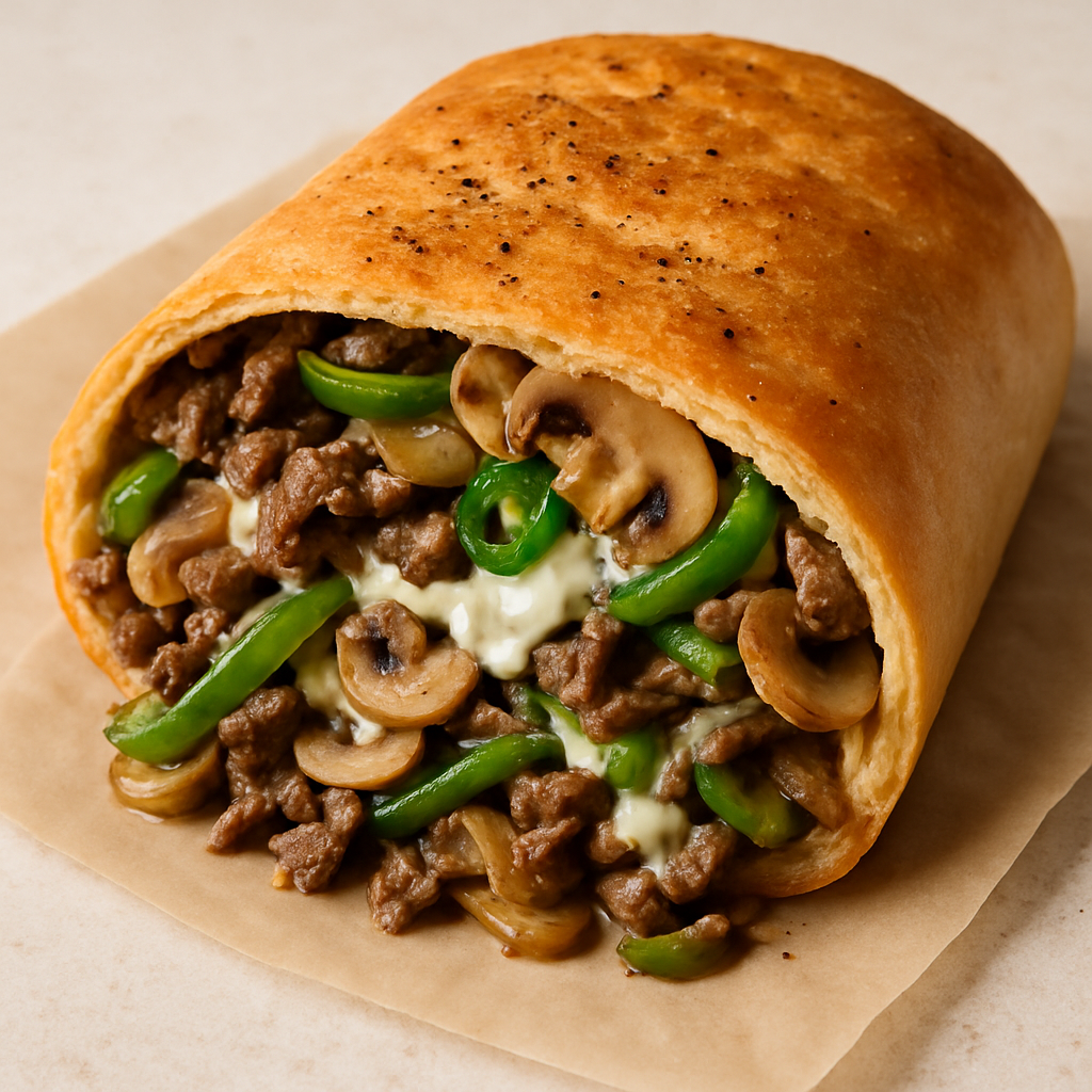 Philly Cheese Steak Stromboli