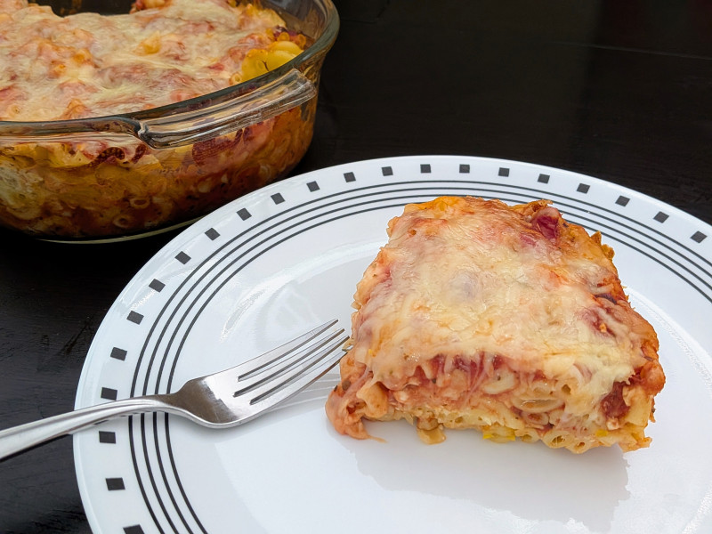 Gratinado de Queso y Macarrones