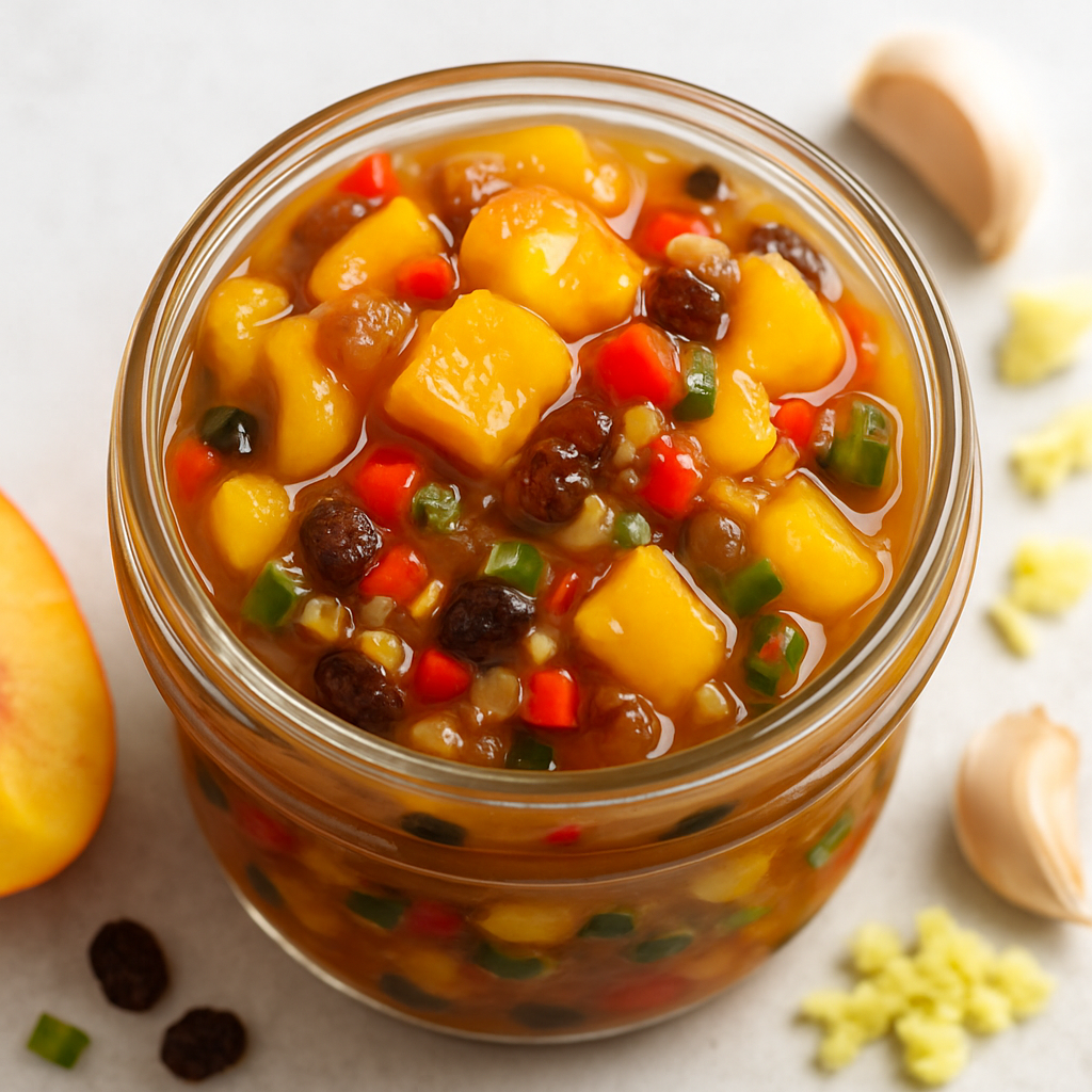 Chutney de Durazno Fresco