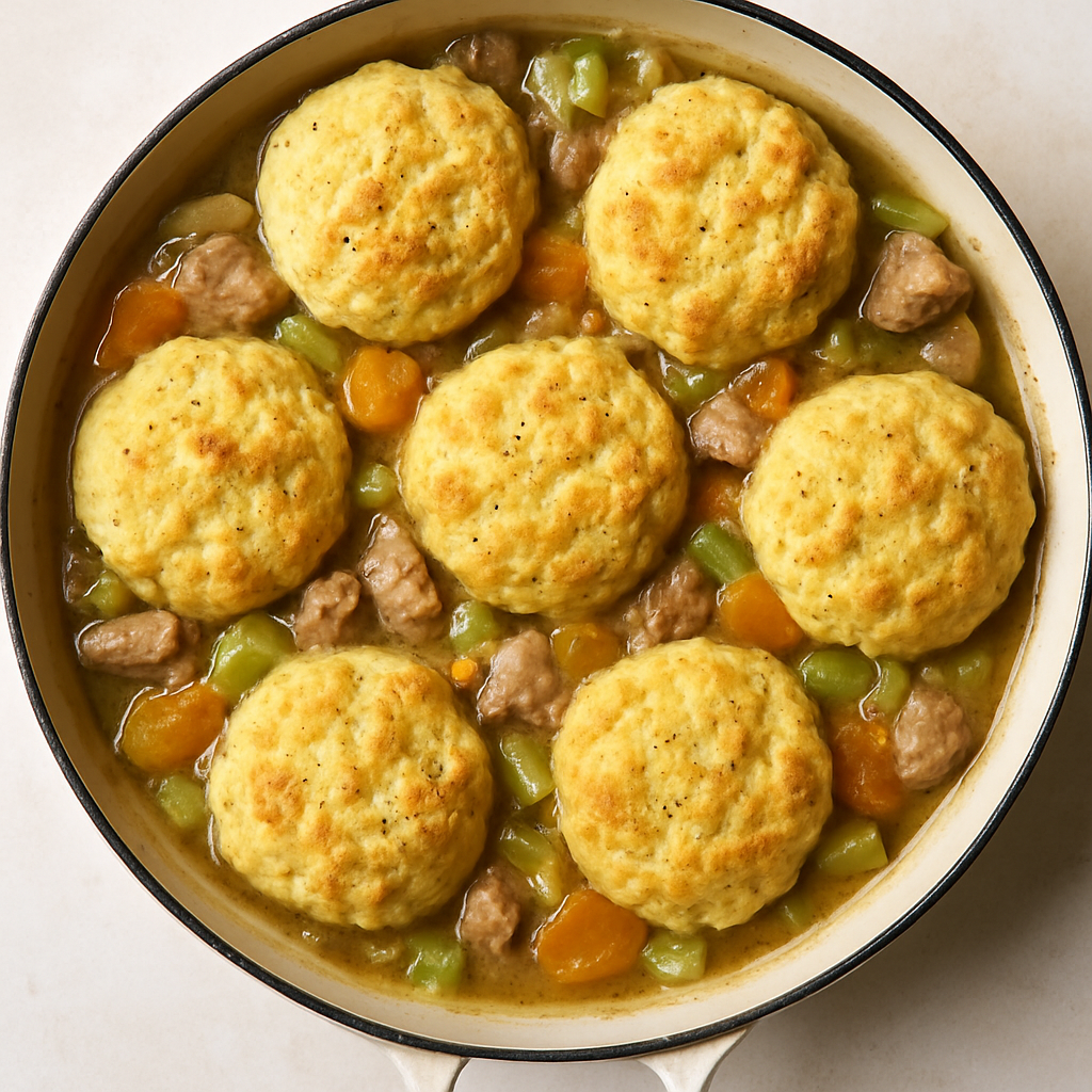 Pork & Parsnip Cobbler