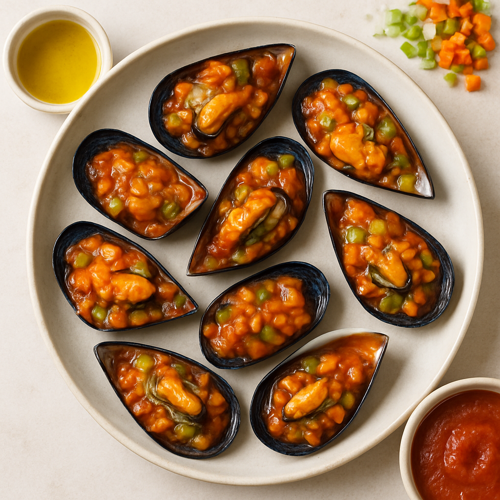 Tigres (Mejillones Rellenos Españoles)