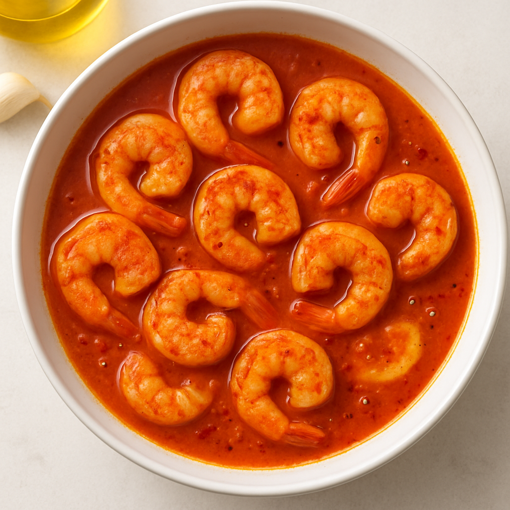 Paprika Shrimp with Buttery V8® Sauce