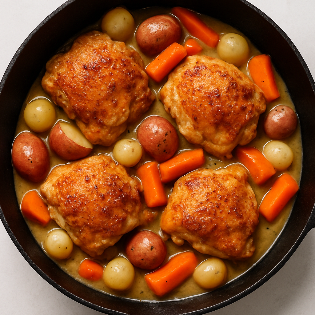 Skillet Chicken and Vegetables