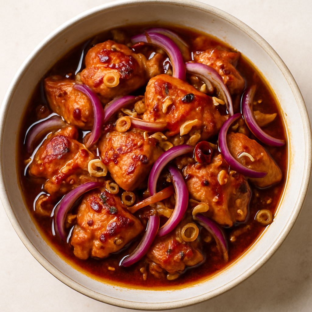 Pollo Vietnamita Picante con Hierba Limón