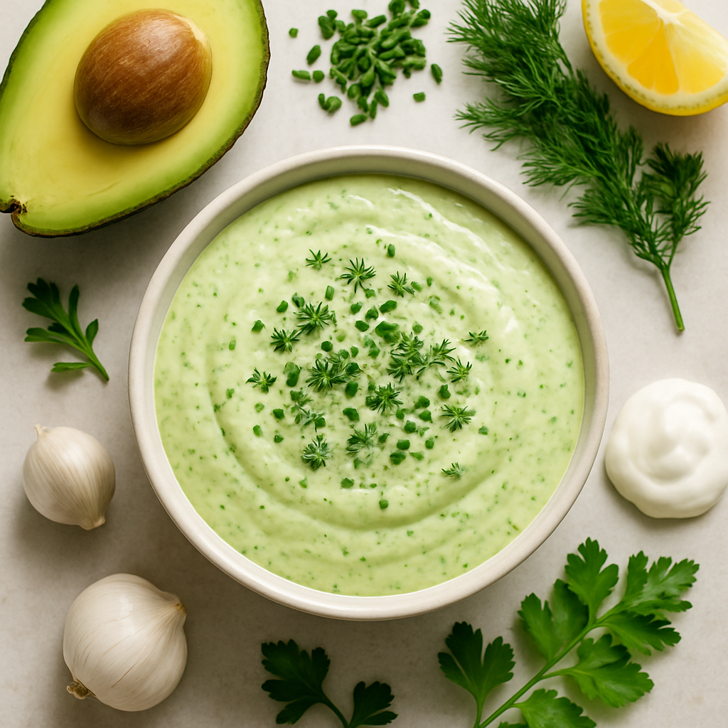 Avocado Ranch Salad Dressing