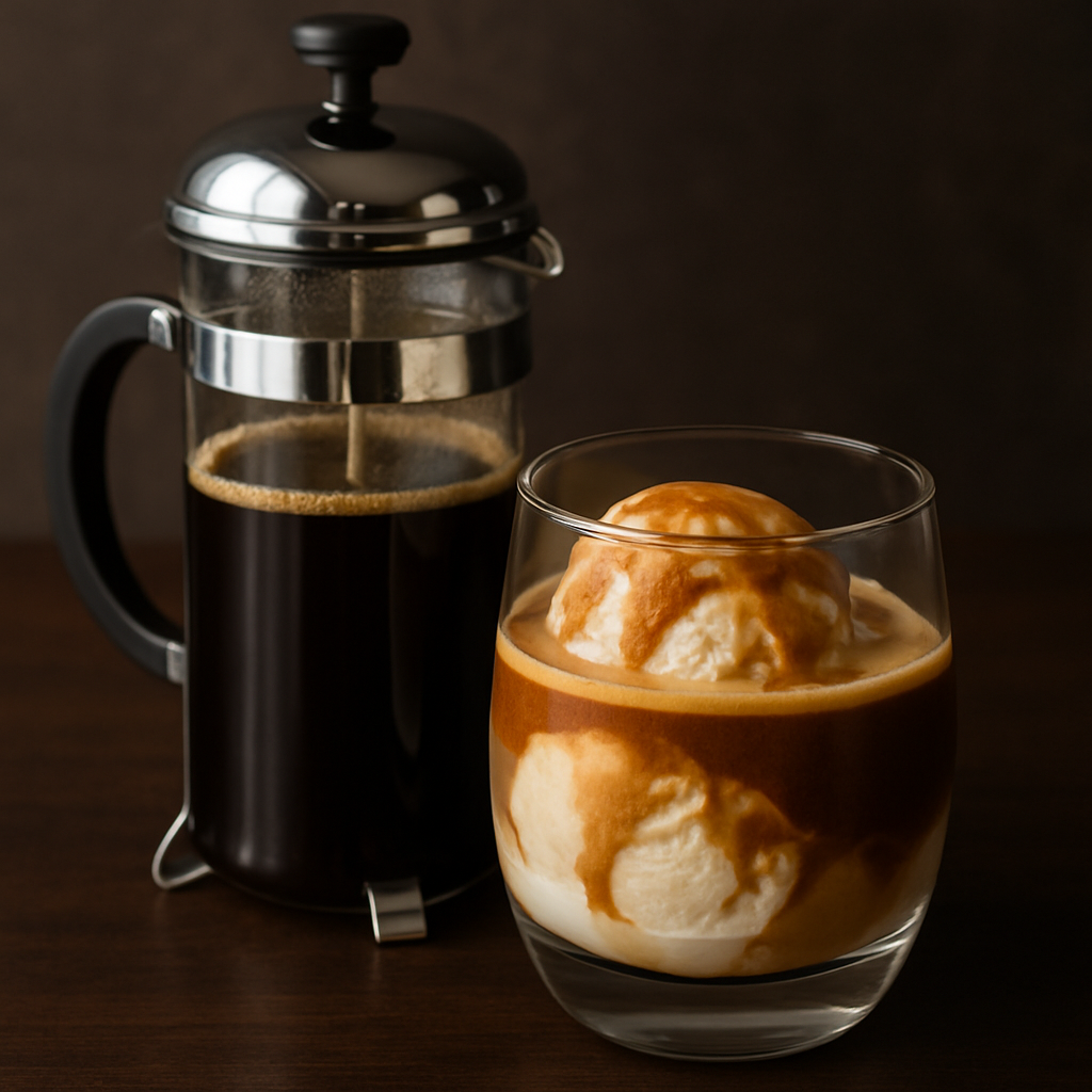 Affogato de Doble Café