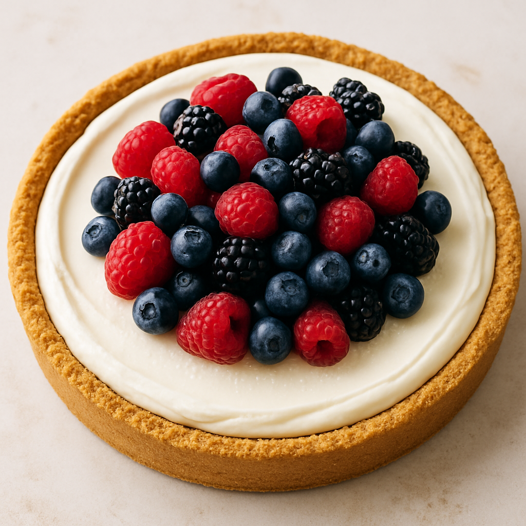 Pastel de Queso Blanco de Chocolate