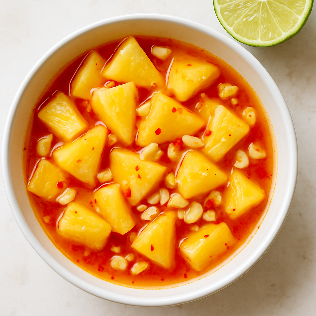 Piquant Pickled Pineapple