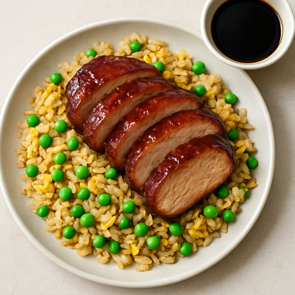 Chinese-Style Pork Fillet with Fried Rice