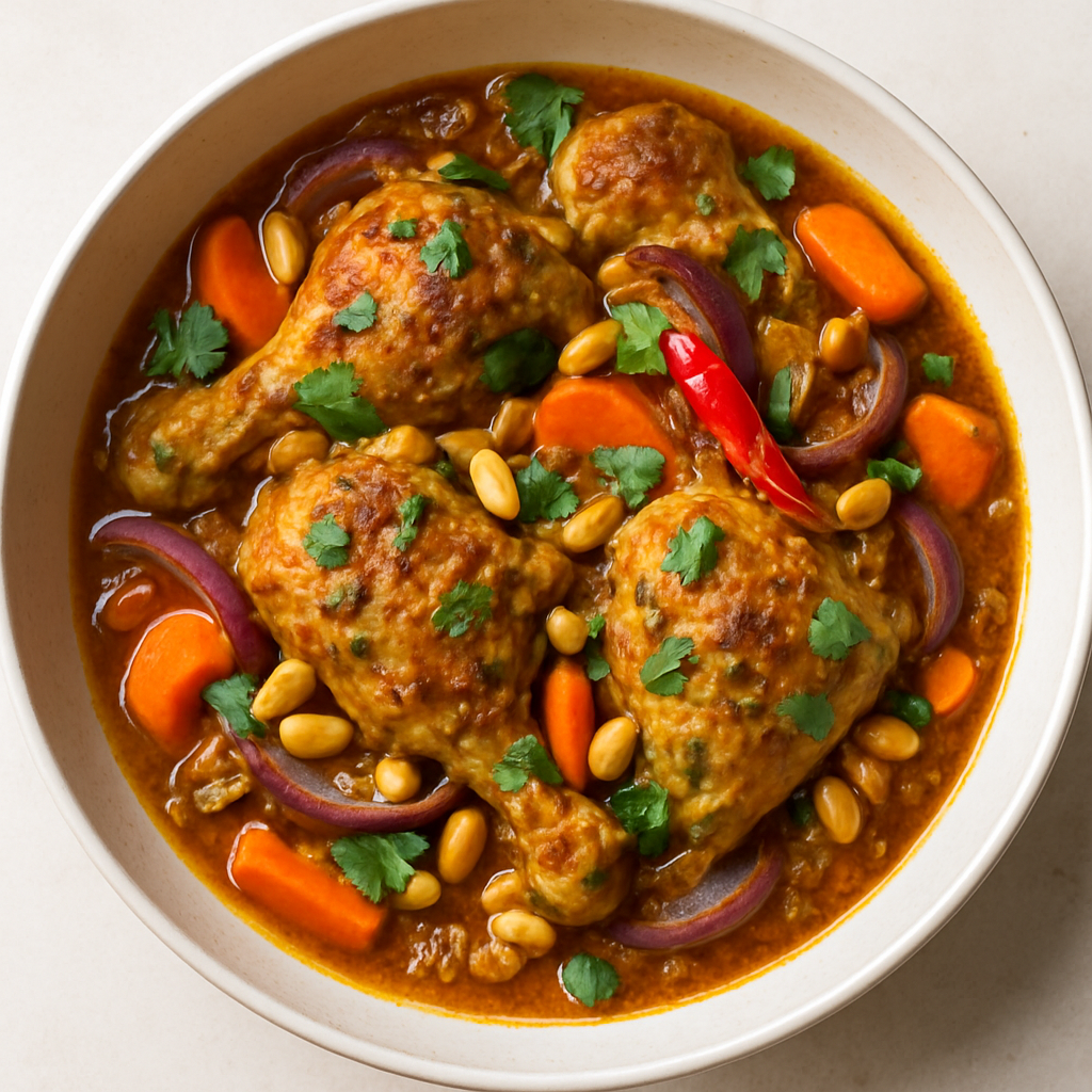 North African Chicken and Peanut Tagine