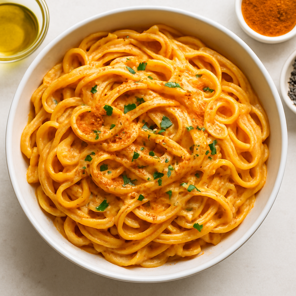 Pasta con Salsa Cajún de Crema