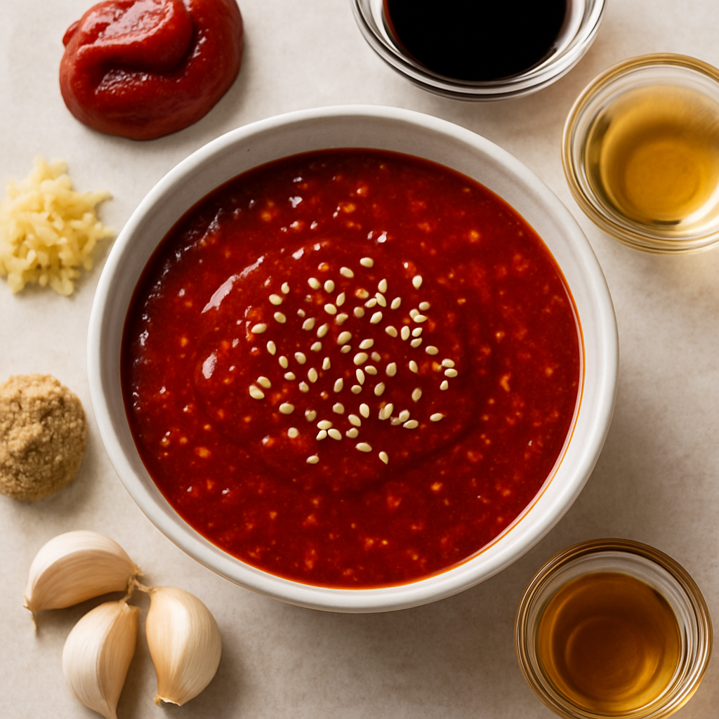 Salsa de Chile Dulce y Picante para Pollo Frito Coreano
