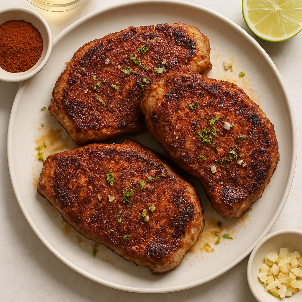 Chili-Dusted Pork Chops