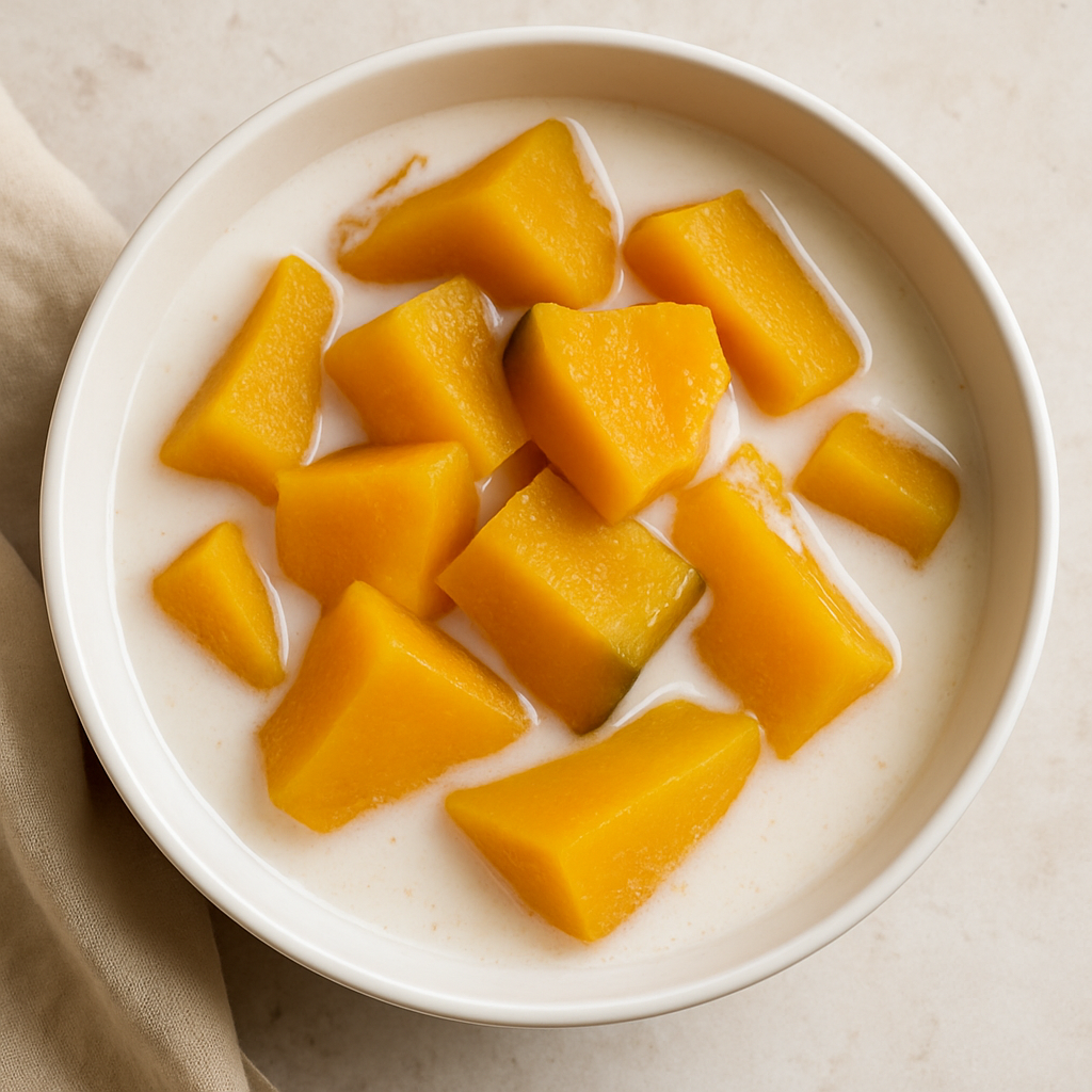 Pumpkin in Sweet Coconut Cream