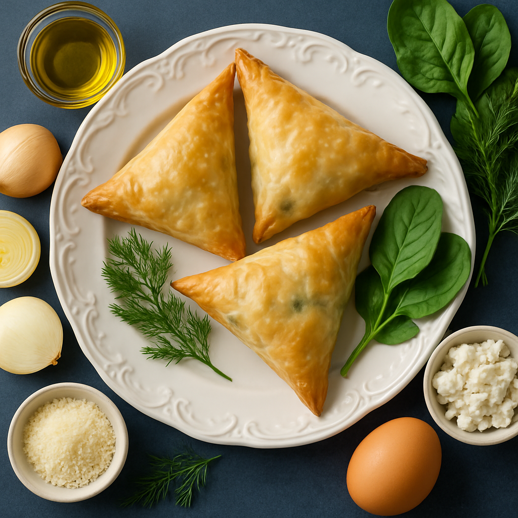 Individual Spinach Pies (Spanakopita)