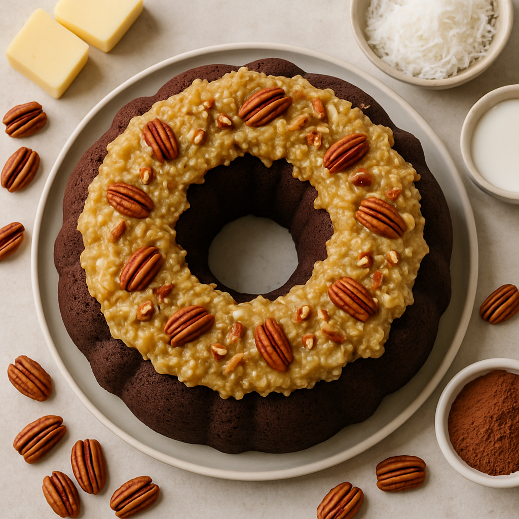 Pastel Bundt de Chocolate Alemán