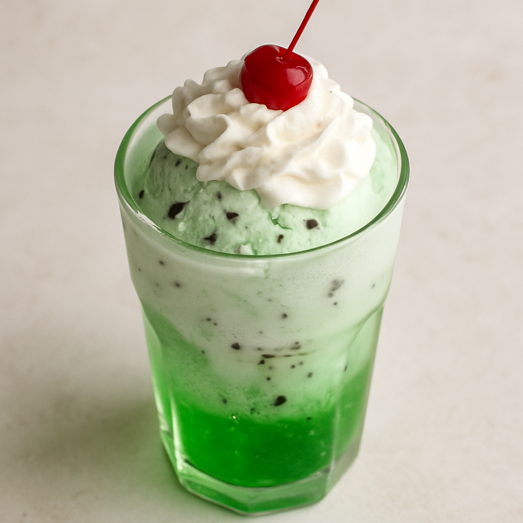 Shamrock Ice Cream Soda