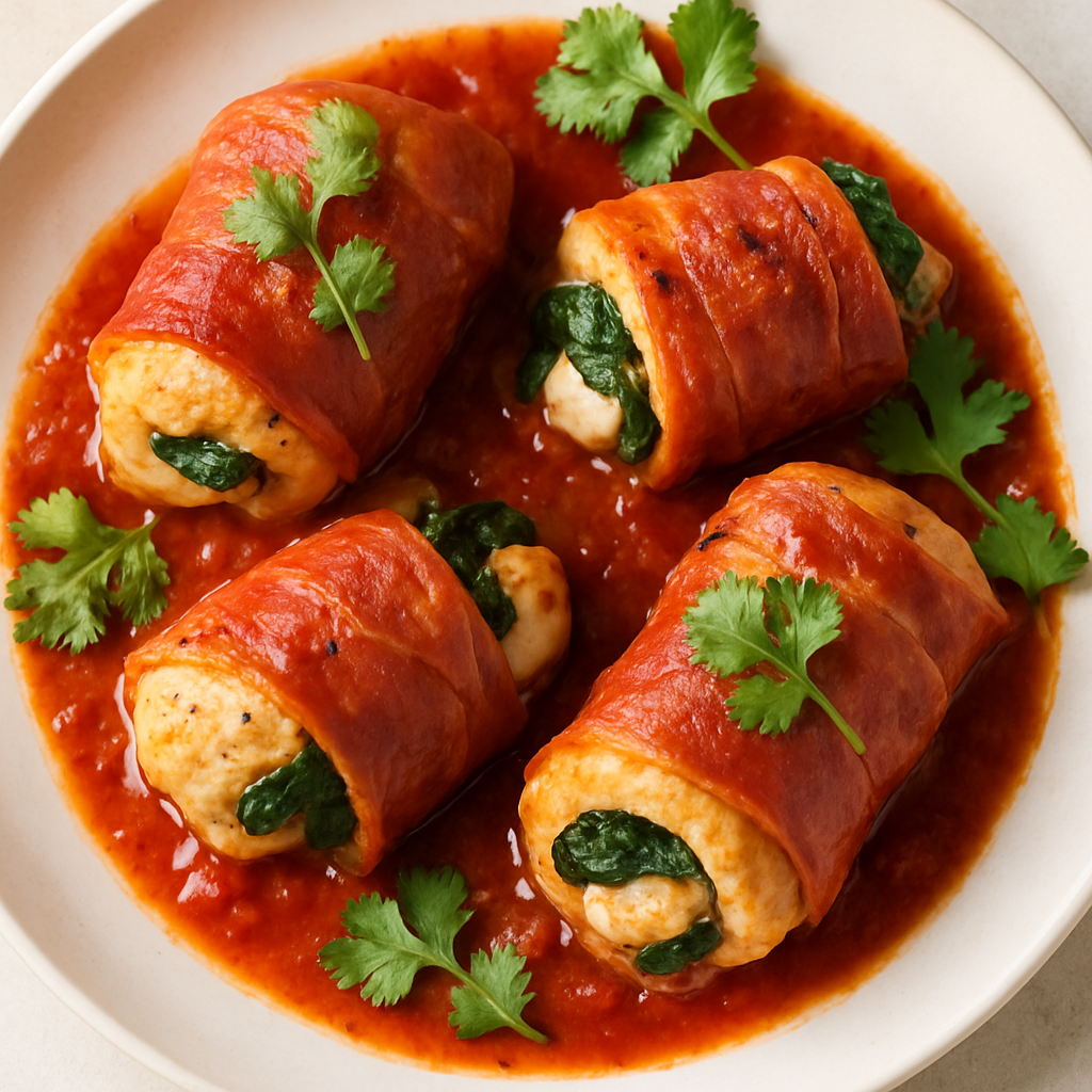 Pollo Relleno Gluten-Free Fácil en la Estufa