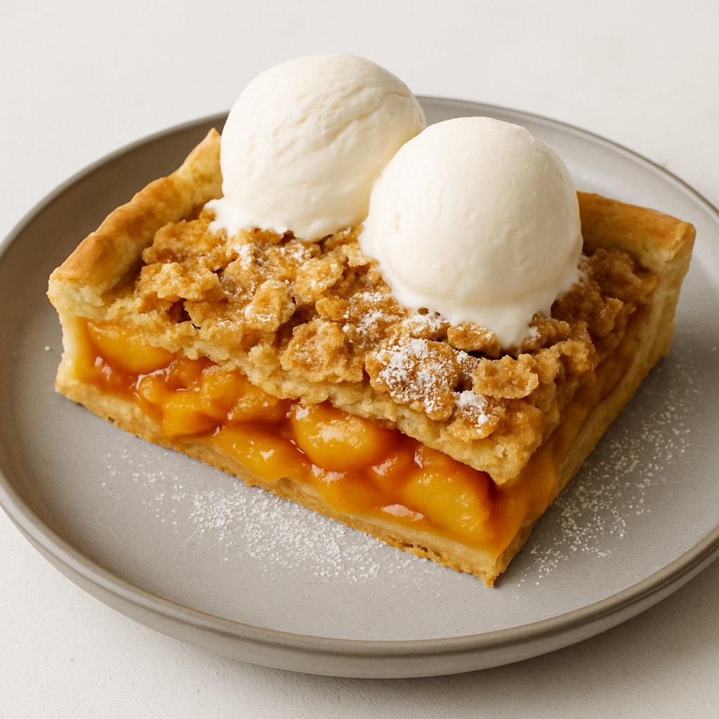Peach Slab Pie