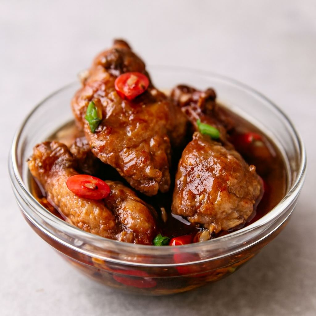 Salsa de Vinagre y Ajo para Mojar