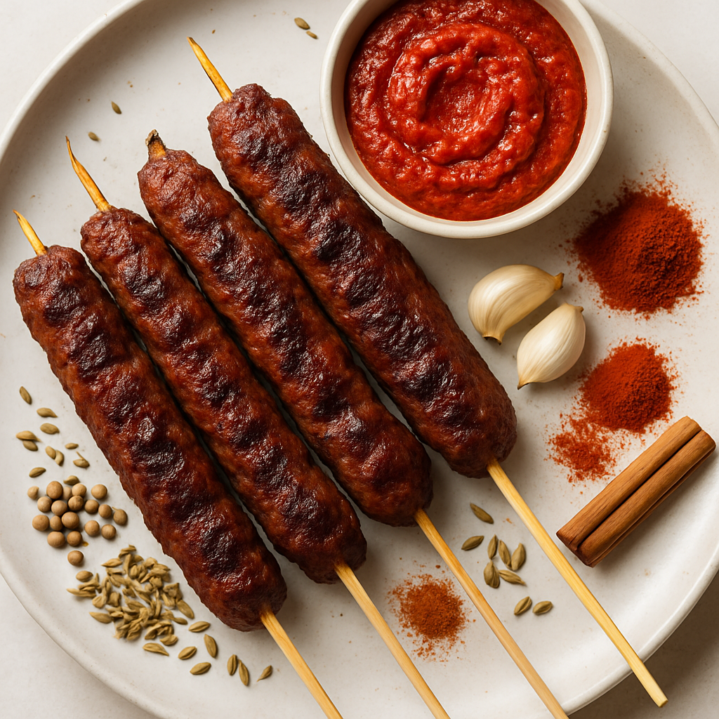 Merguez Lamb Kebabs