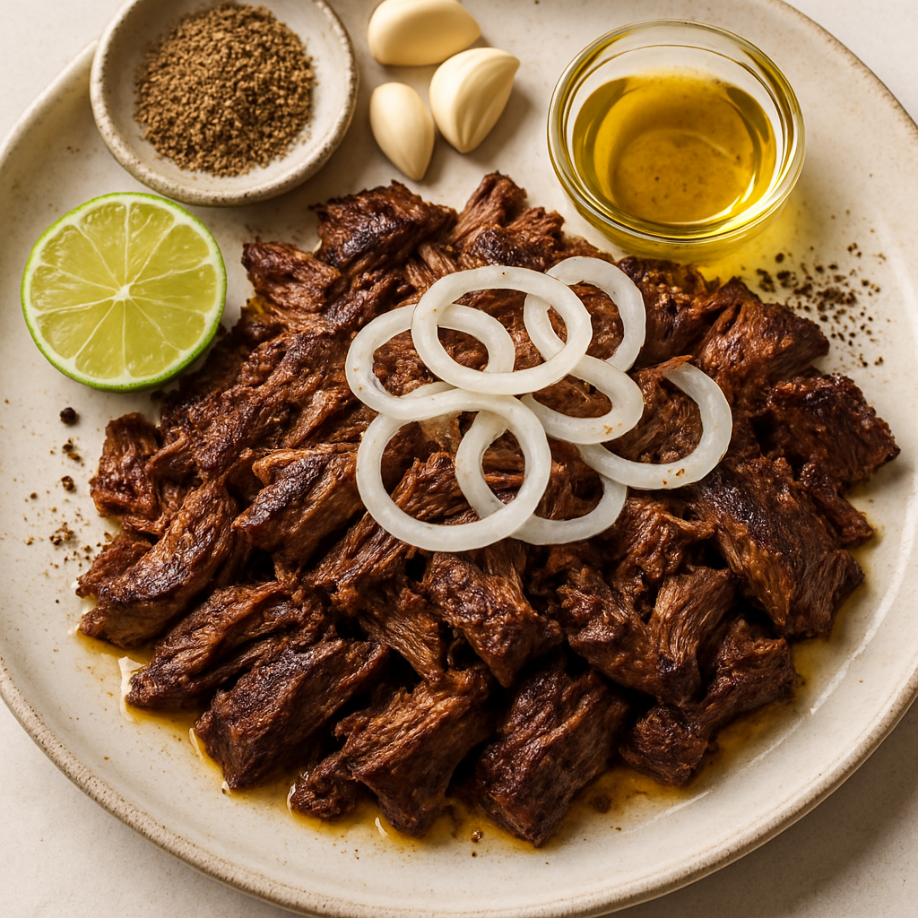 Mi Carne de Res Cubana Crujiente y Jugosa de la Familia