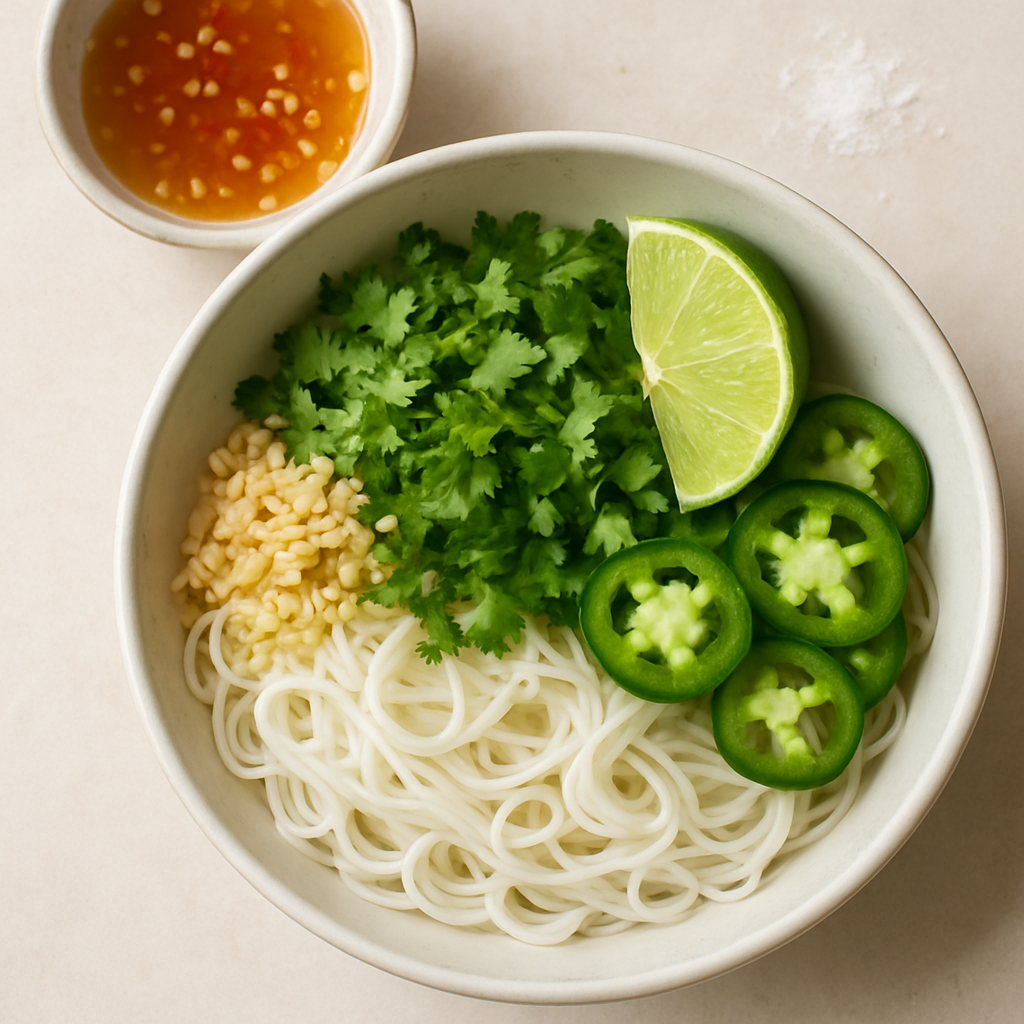 Ensalada Vietnamita de Fideos de Arroz