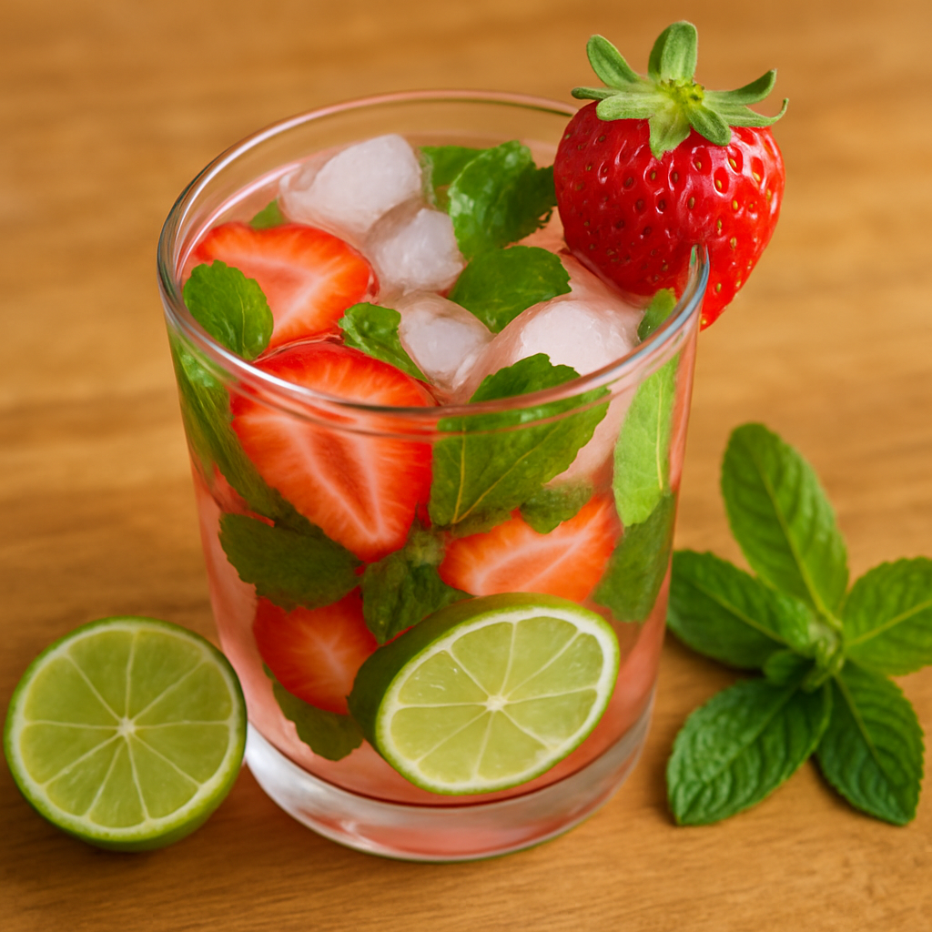 Mojito de Fresa Ligero