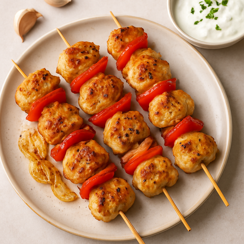 Brocheta de Pollo Salteada