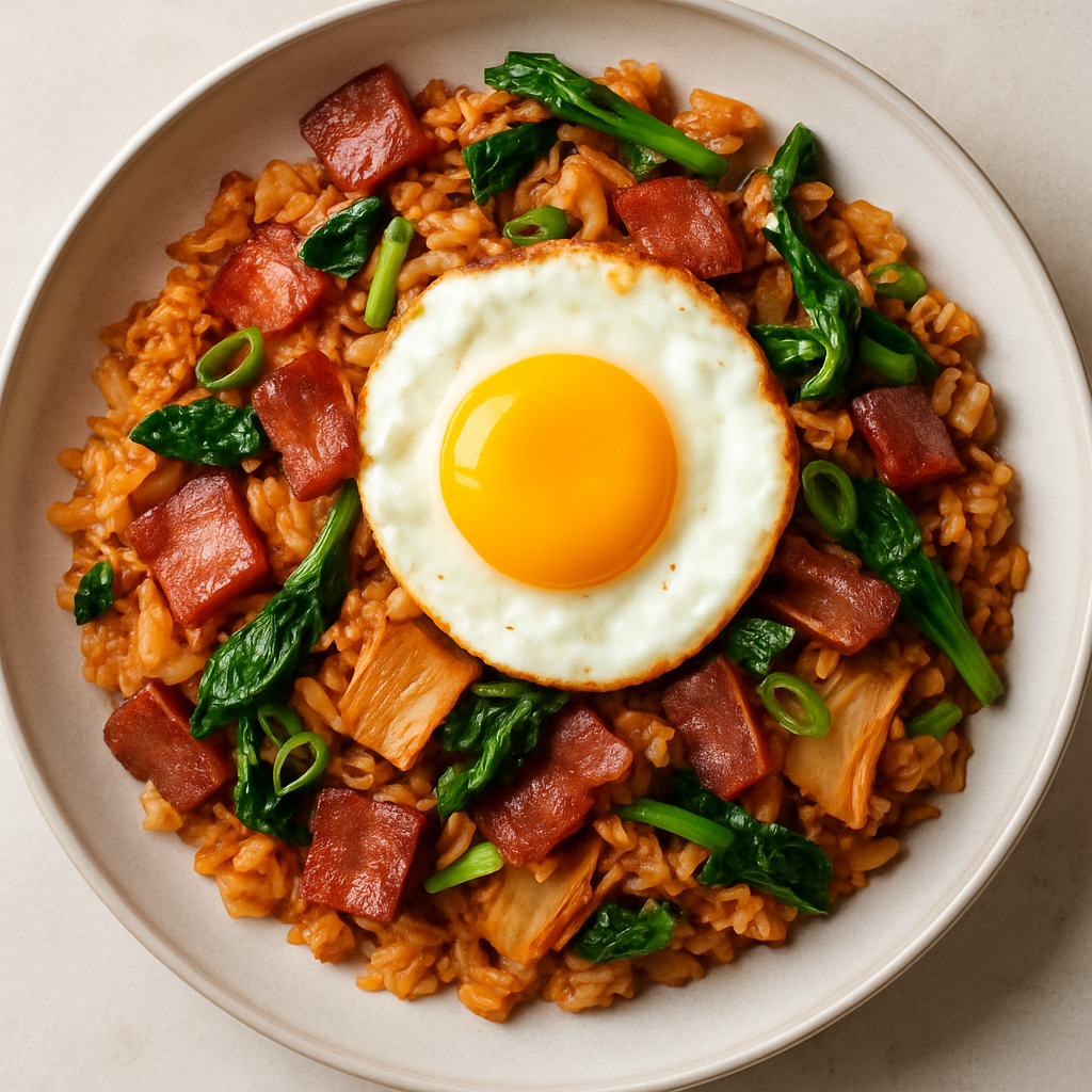 Arroz Frito con Kimchi y Tocino