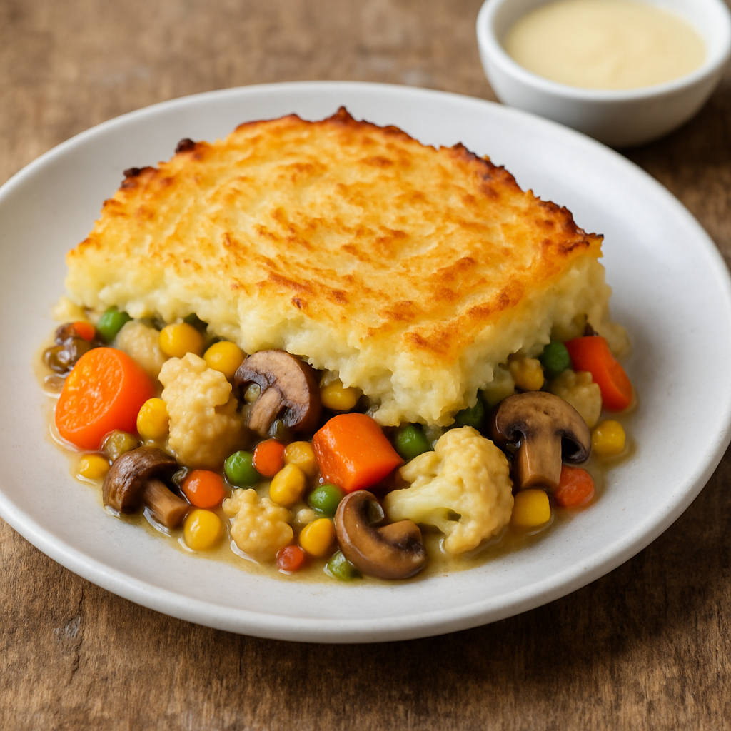 Mash-Topped Vegetable Pie