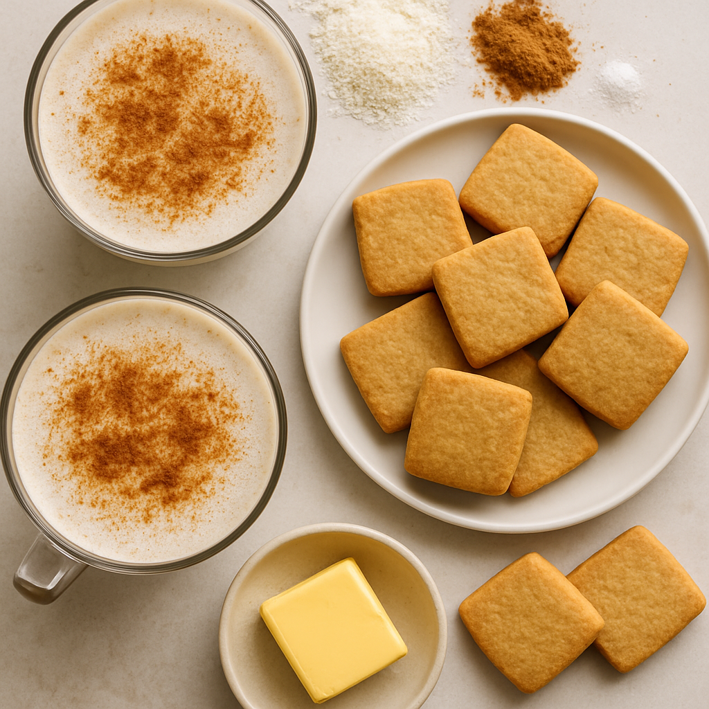 Holiday Lattes with Paleo Shortbread