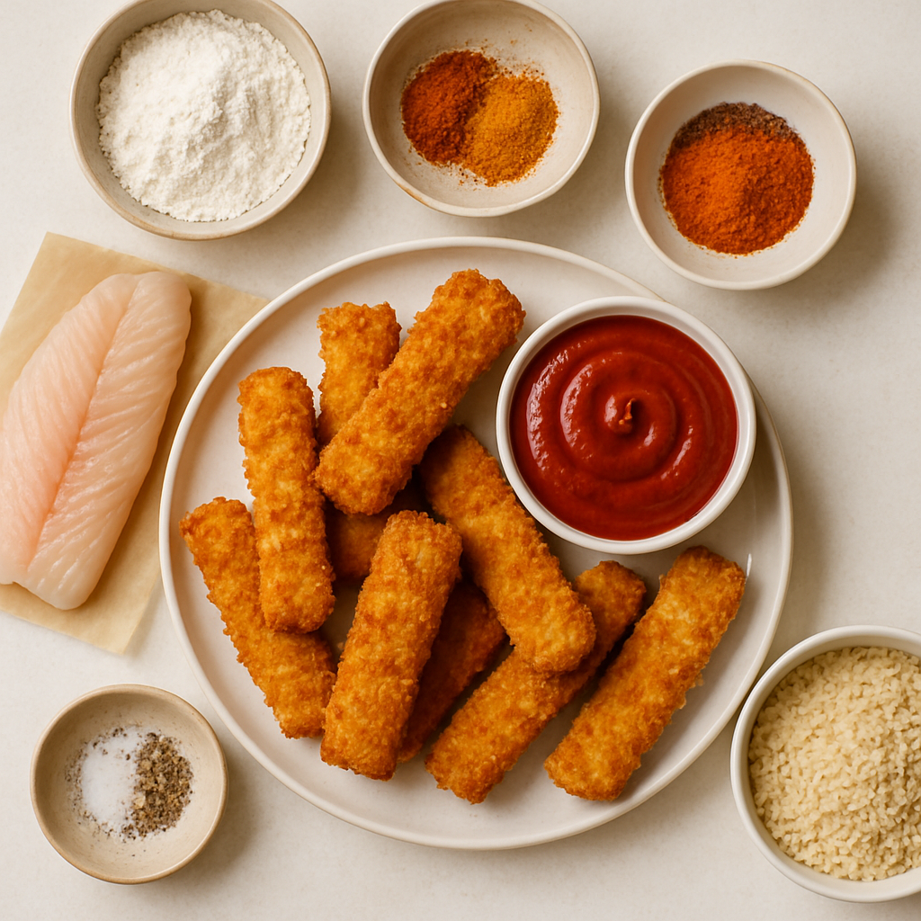 Big Daddy's Fish Sticks with Funked Out Ketchup