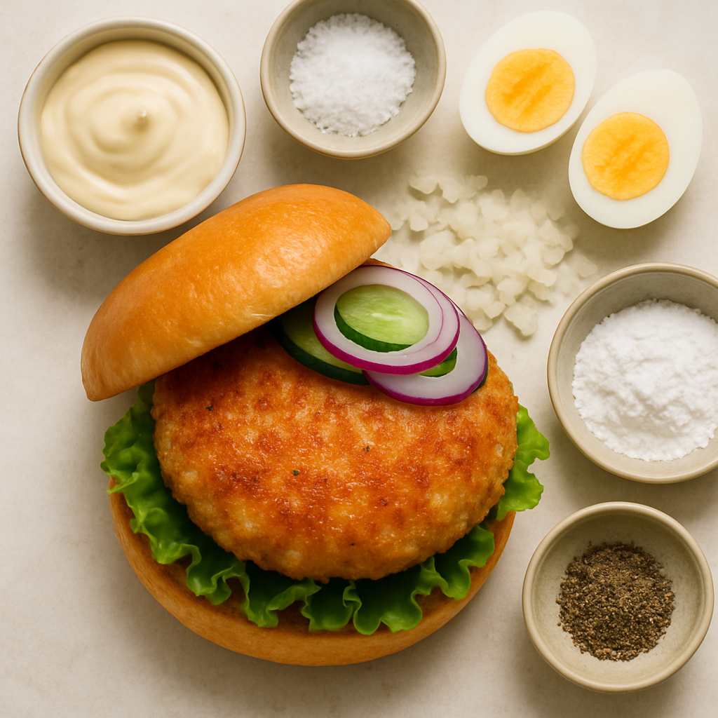 Crispy Golden Shrimp Burgers