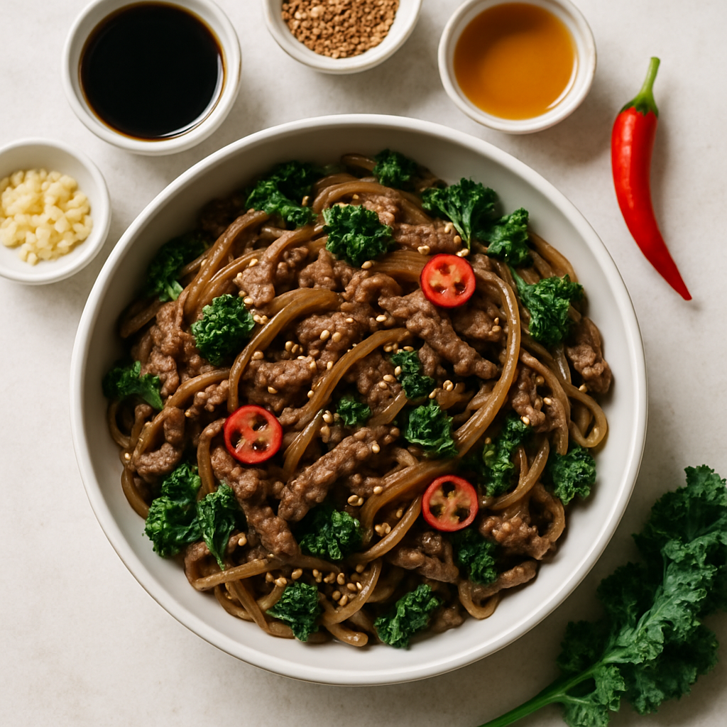 Korean Beef Japchae