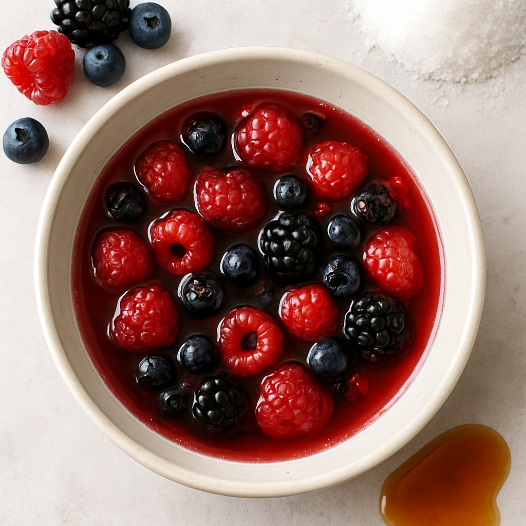 Cold-Processed Berry Shrub