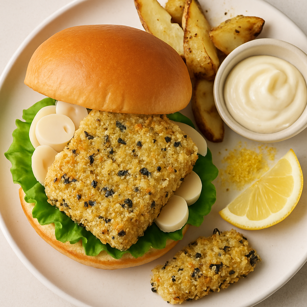 Faux Fried Fish Sandwiches
