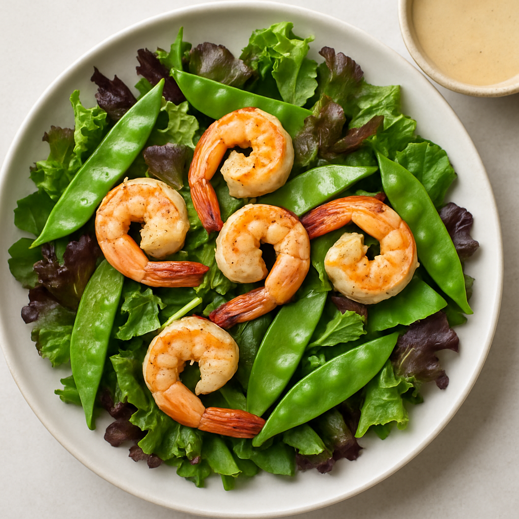 Shrimp Salad With Miso Dressing