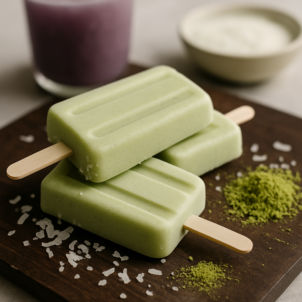 Polos de Matcha y Coco