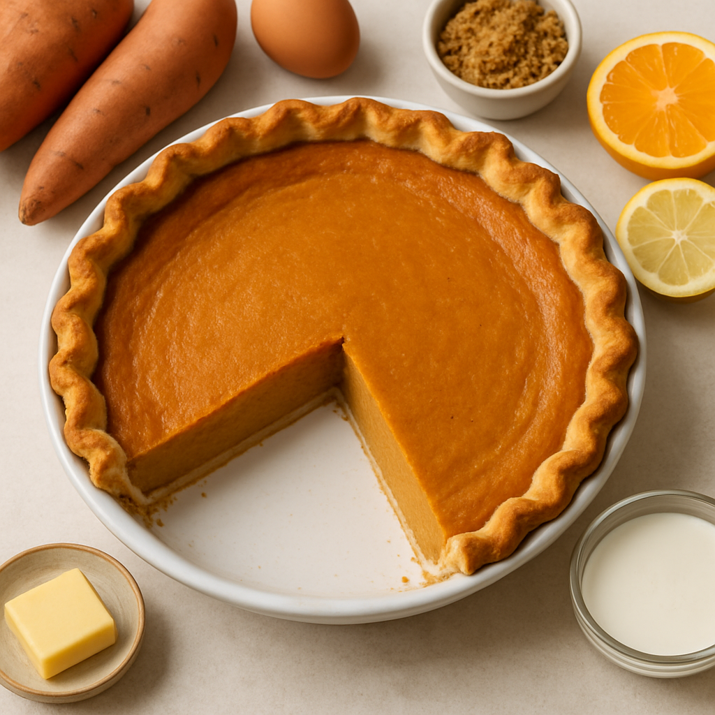 Pie de Batata Dulce
