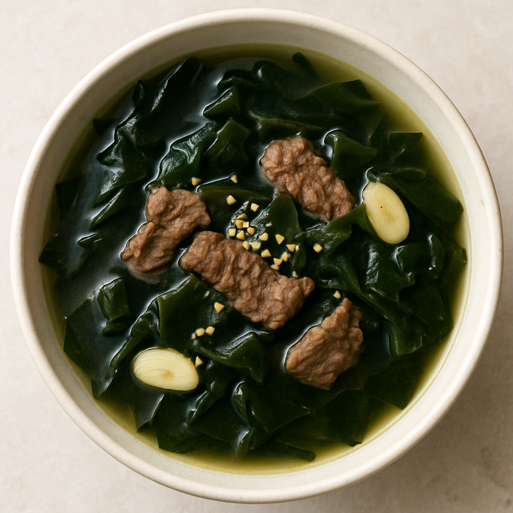 Miyeok Guk (Sopa Coreana de Algas Marinas)