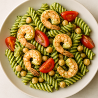 Shrimp Pesto Pasta