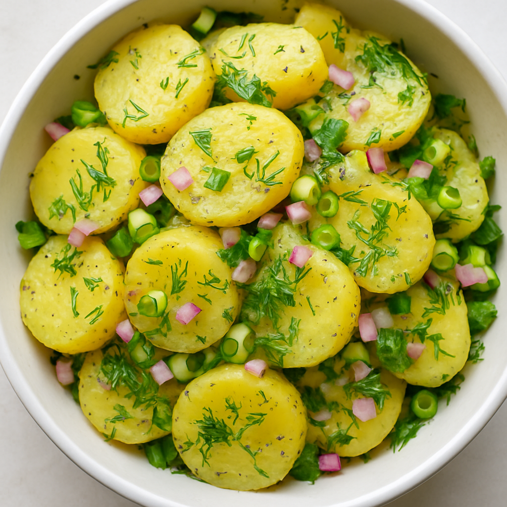 Ensalada de Papas Alemana con Eneldo