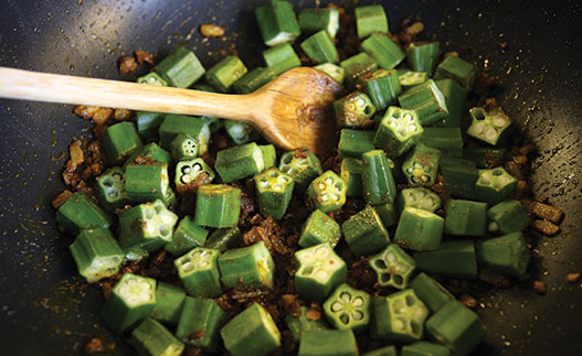Lite Fried Okra