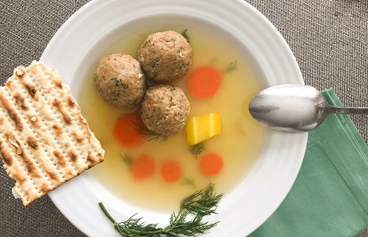 Vegetarian Matzo Ball Soup