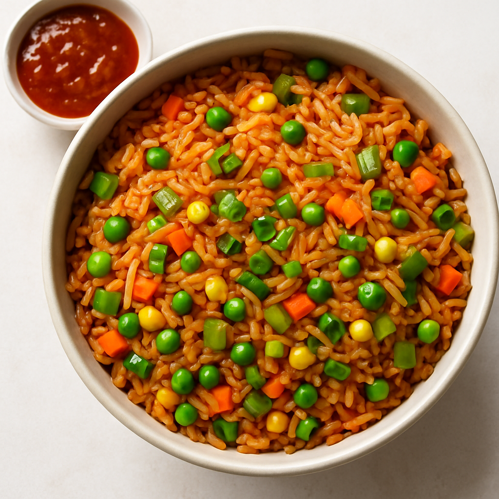 Schezwan Vegetable Fried Rice