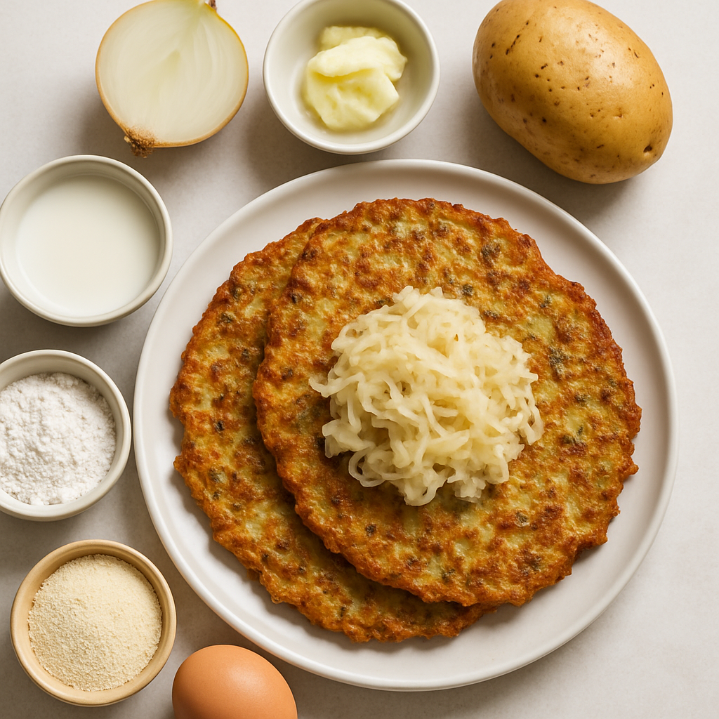 Bramborák Se Zelím (Czech Potato Pancakes)