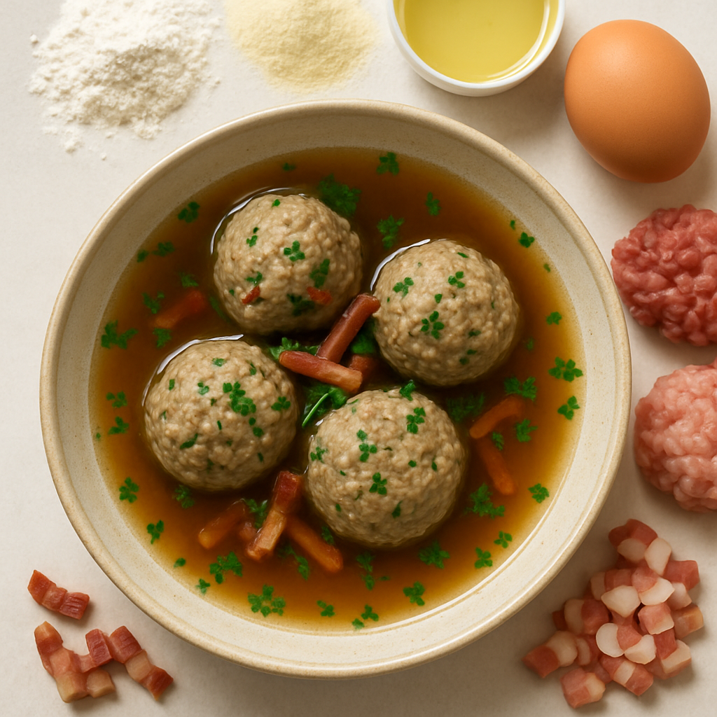Sopa Alemana de Albóndigas