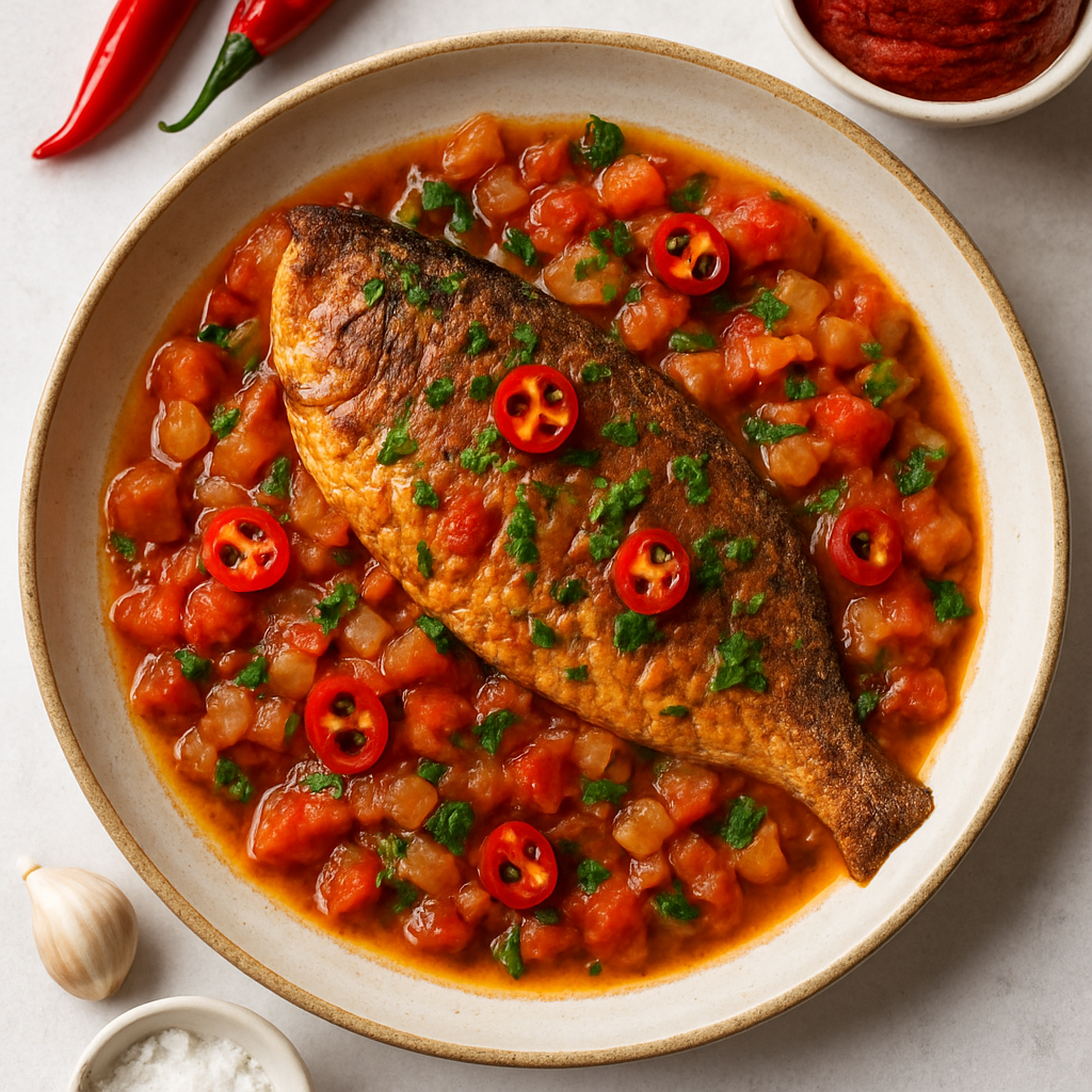 Samaka Harra (Pescado Especiado Sirio)