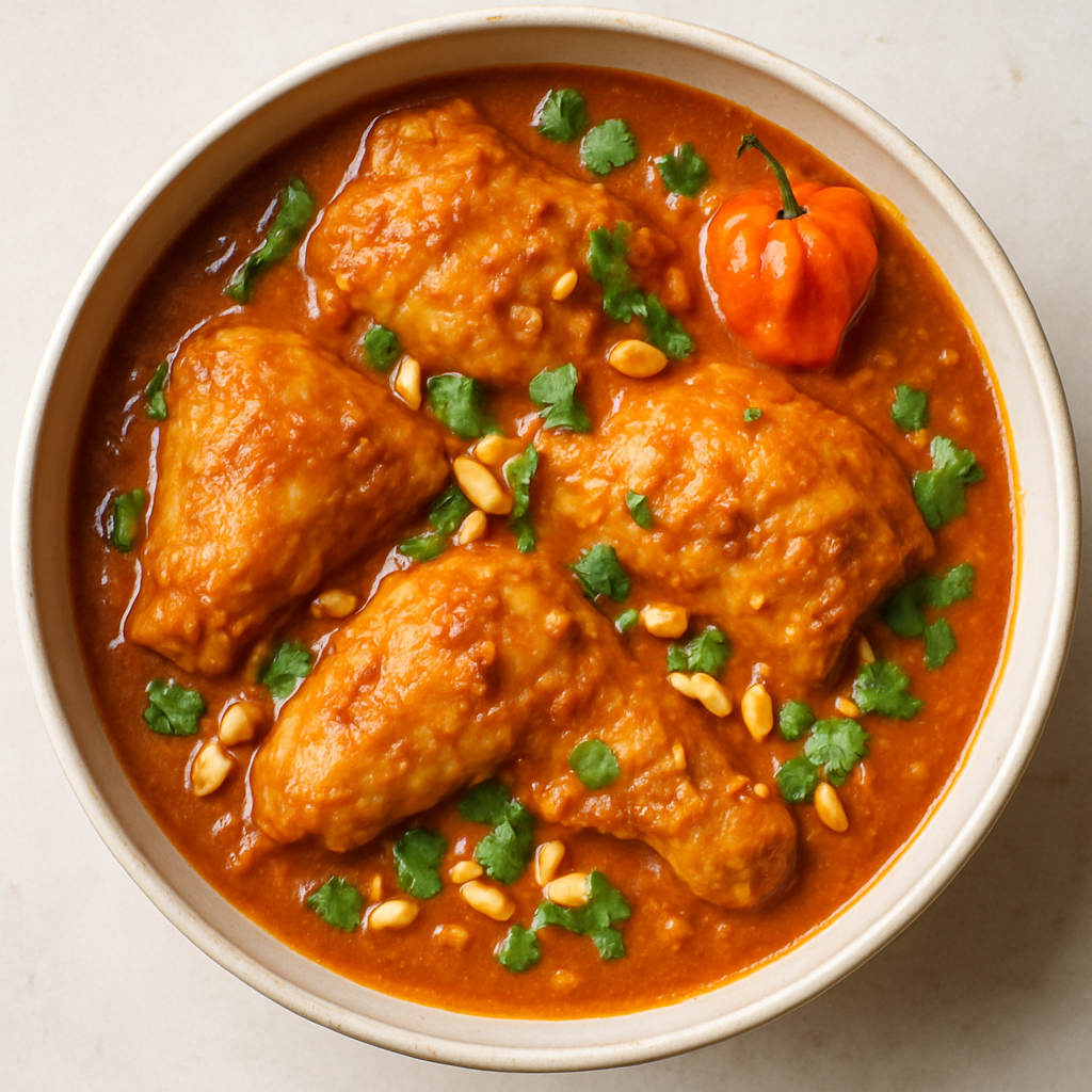 West African-Inspired Spicy Peanut and Chicken Stew